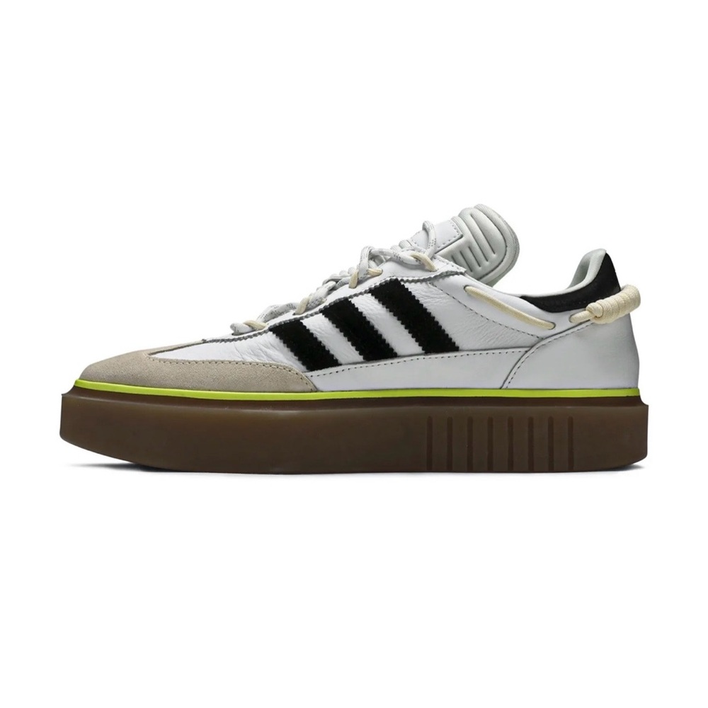 Adidas Men's White, Black, and Brown Sneakers